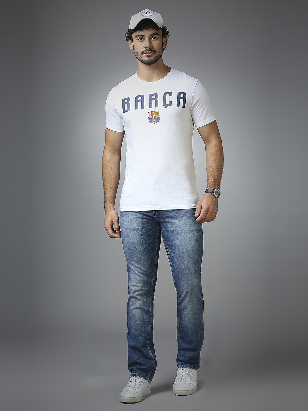 FC Barcelona FC Barcelona: "Barca" T-Shirt - White (6)